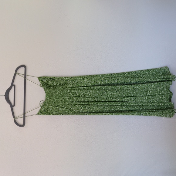 Reformation Juliette Midi Dress - Samantha Tie Strap Front Slit - Picture 3 of 10